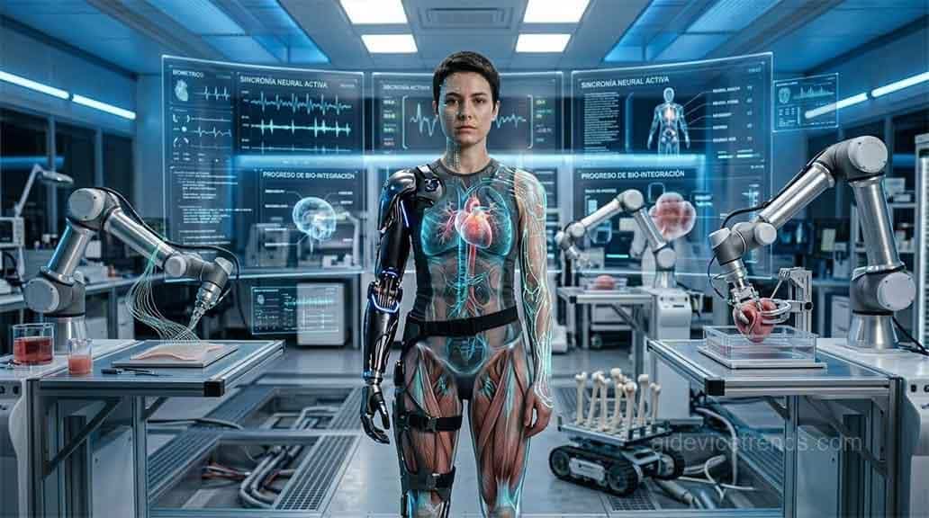 A woman’s body is transformed into an artificial one 3 A woman's body is transformed into an artificial one 3