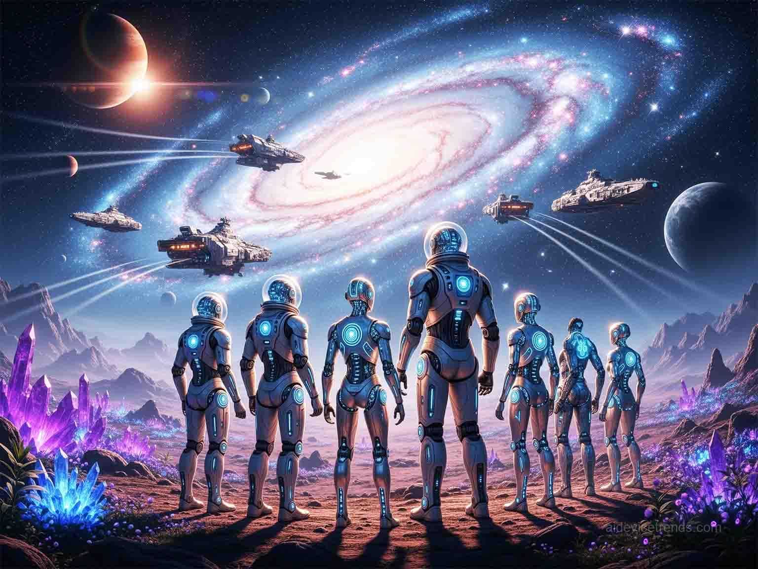 AI robots and space travel