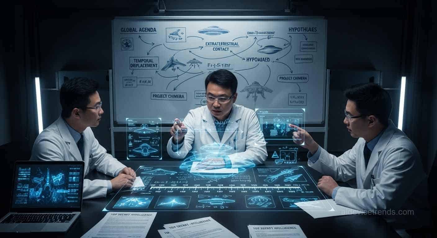 Chinese scientists gathered