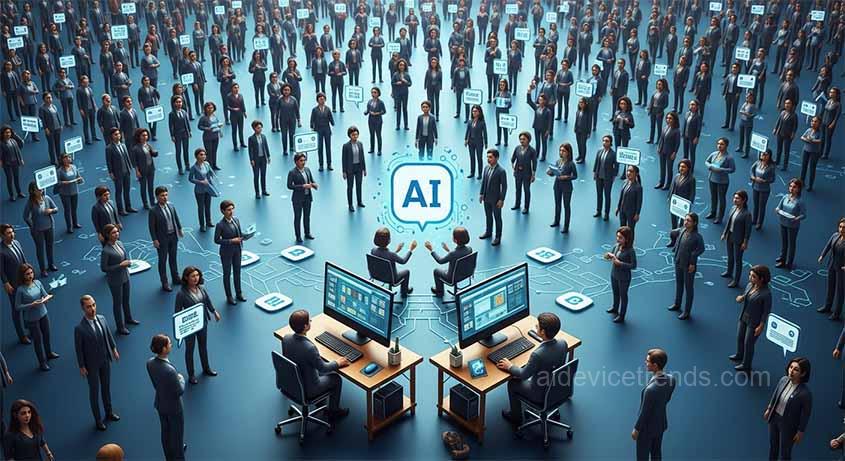 Thousands of AI agents work for only 2 people