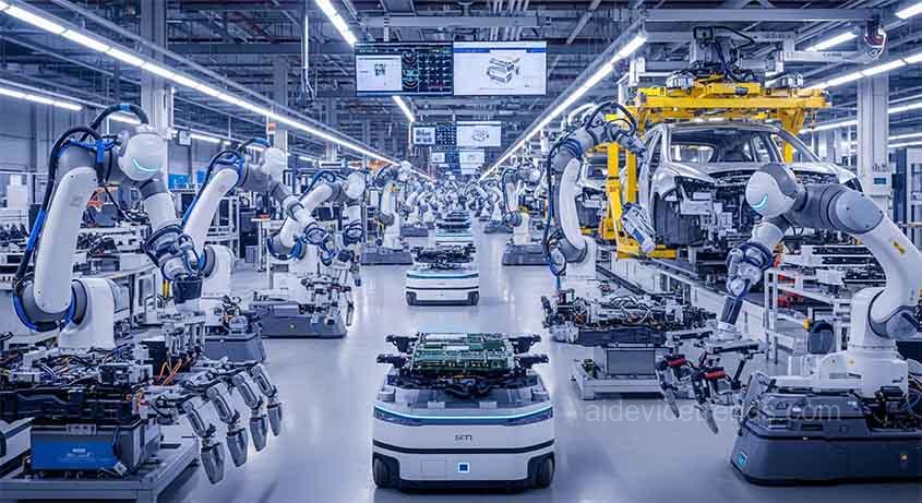 automated electric car factory